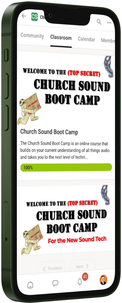 CSBC Pictured on a Phone